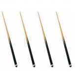 4 Billardqueues und 10 Schraubleder im Set (Queuelänge wählbar: 100, 110, 120, 130, 140cm) - 1